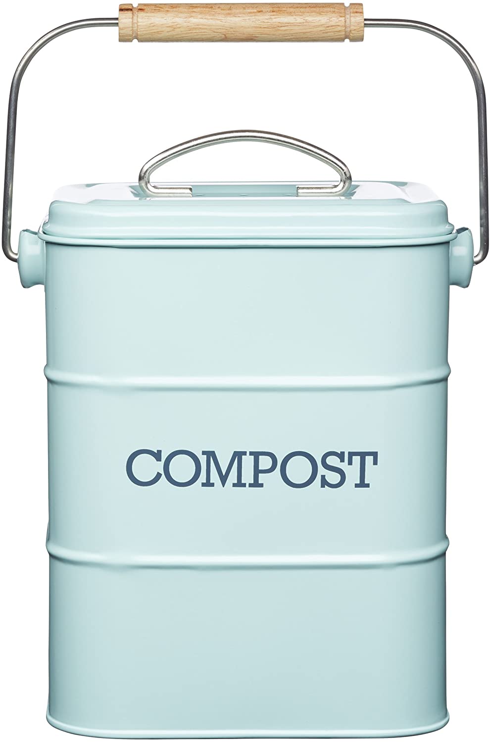 Kitchen Craft Living Nostalgia 3 Liter Stainless Steel Compost Bin