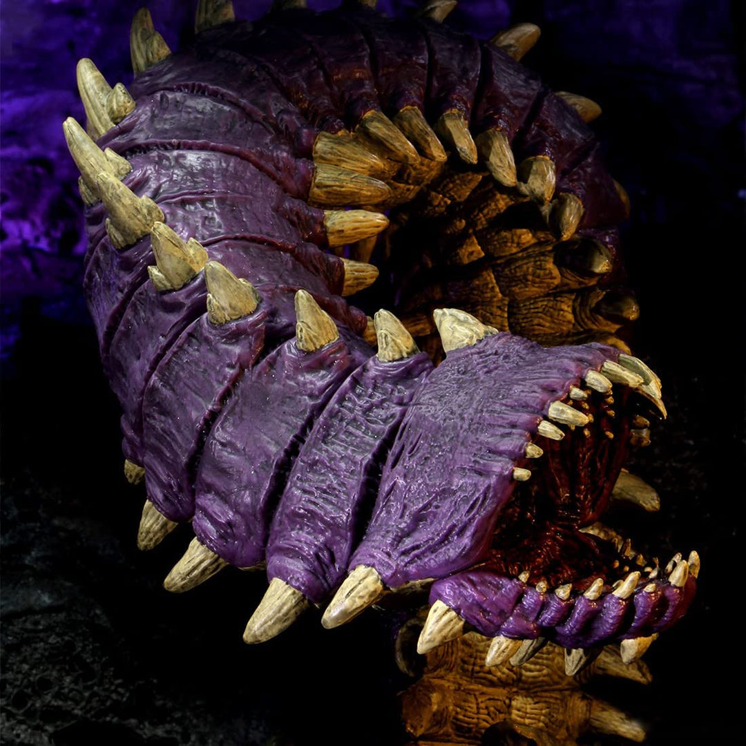 Wiz Kids | D&amp;D Icons of the Realms Miniaturen: Fangs and Talons – Purple Worm Premium Set