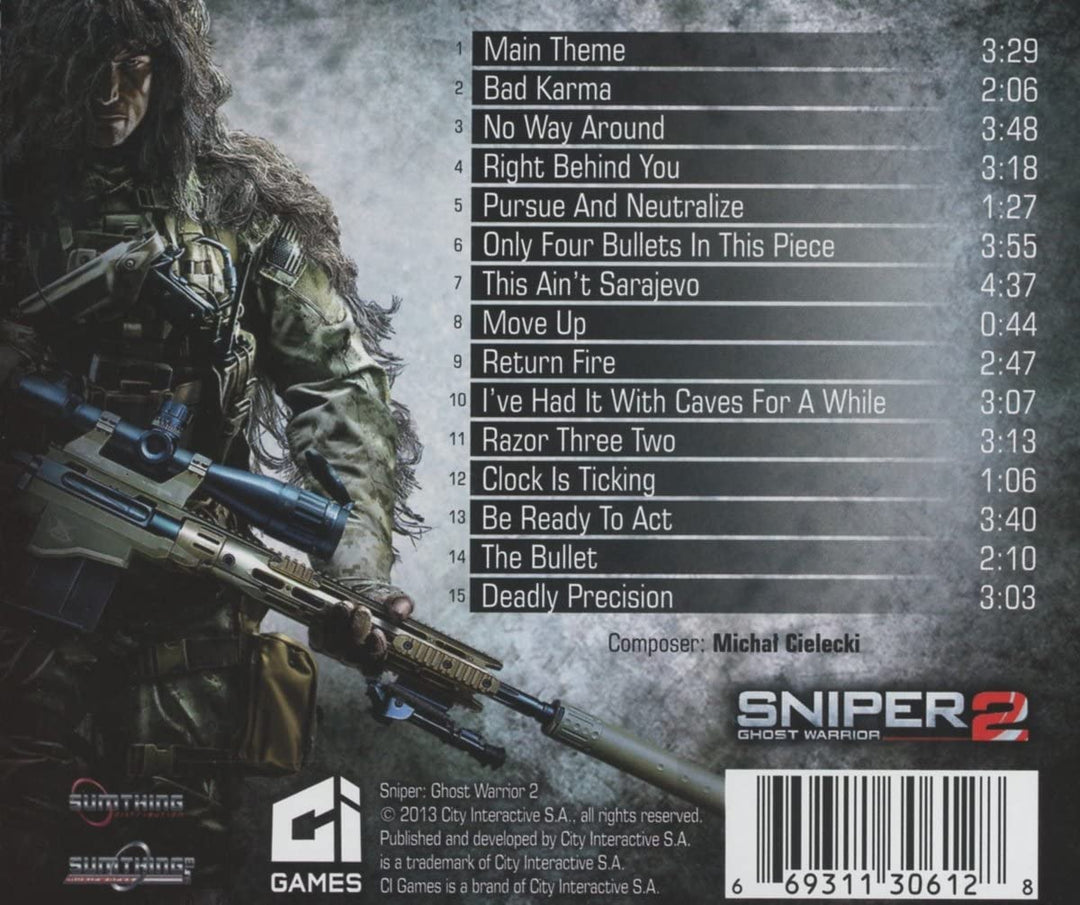 Michal Cielecki - Sniper: Ghost Warrior 2 (Ost) [Audio CD]