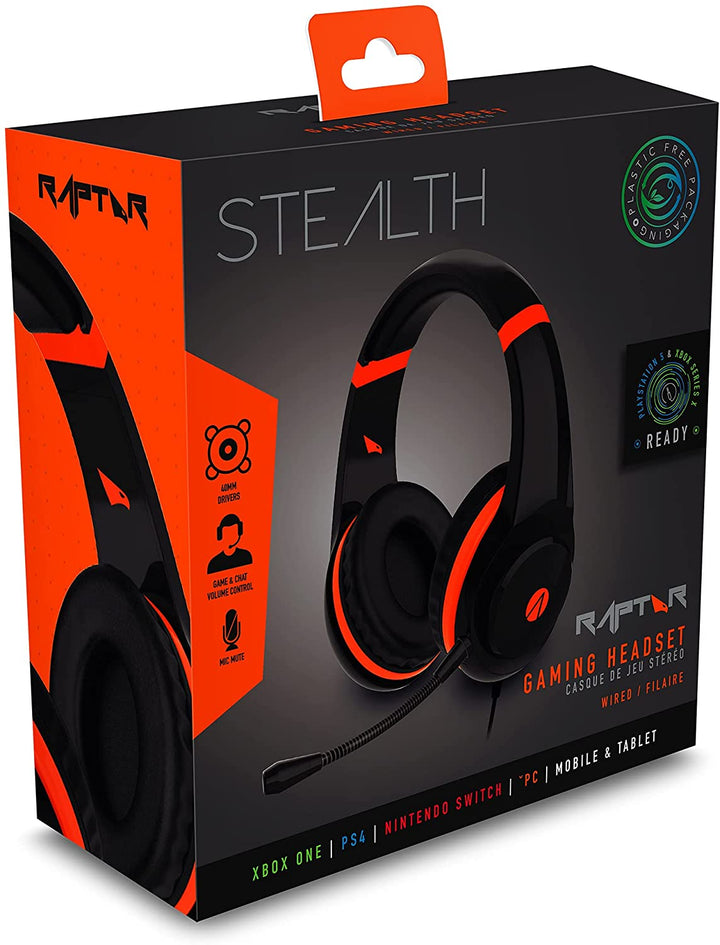 Multiformat Stereo Gaming Headset - Raptor (PS4///)