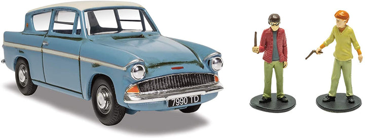 Corgi CC99725 Harry Potter Mr Wesleys verzauberter Ford Anglia mit Harry- und Ron-Figuren