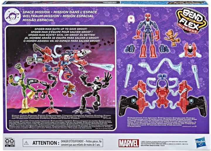 Hasbro Marvel Spider-Man Bend and Flex Missions Spider-Man Space Mission Action