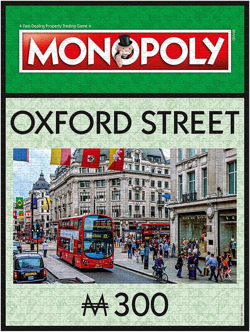 Oxford Street Iconic Monoply Jigsaw Puzzle Game