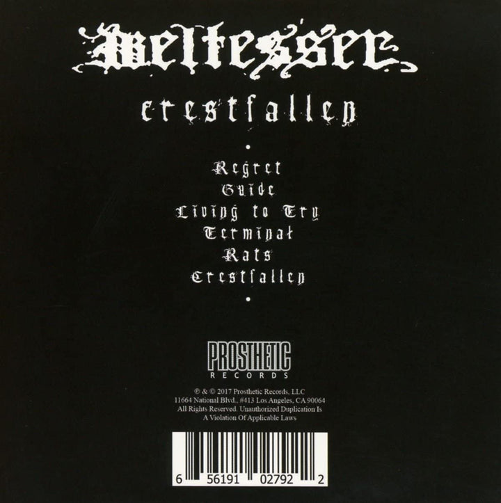 Weltesser - Crestfallen [Audio CD]