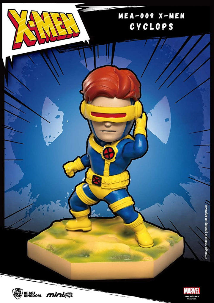 Beast Kingdom Marvel X-Men Mini Egg Attack Mea-009 Cyclops Figure, Multicolor