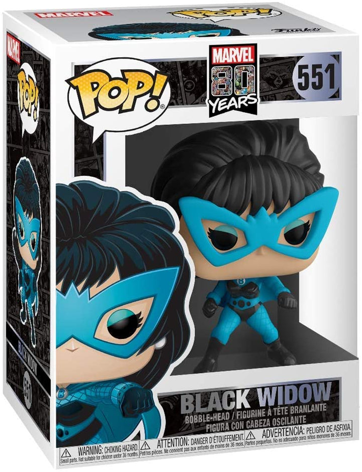 Marvel 80 Years Black Widow Funko 44502 Pop! Vinyl #551
