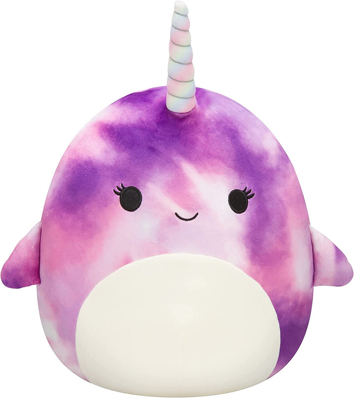 Squishmallows 12" Nabila der lila Narwal – Füge Nabila zu deinem Trupp hinzu, Ultrasof