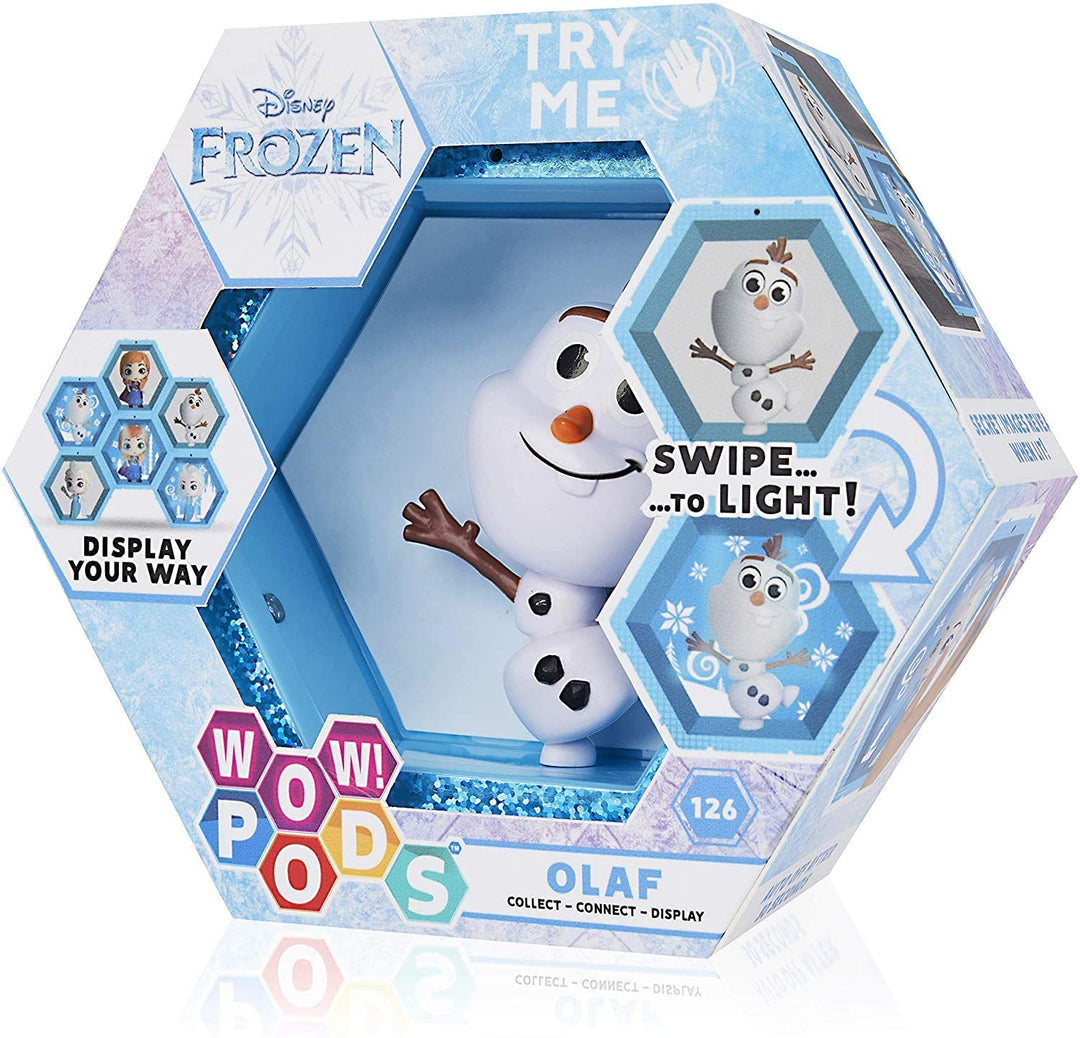 WOW! PODS Offizielle Disney-Leuchtfigur mit Wackelkopf | Sammelspielzeug (Frozen | Olaf)