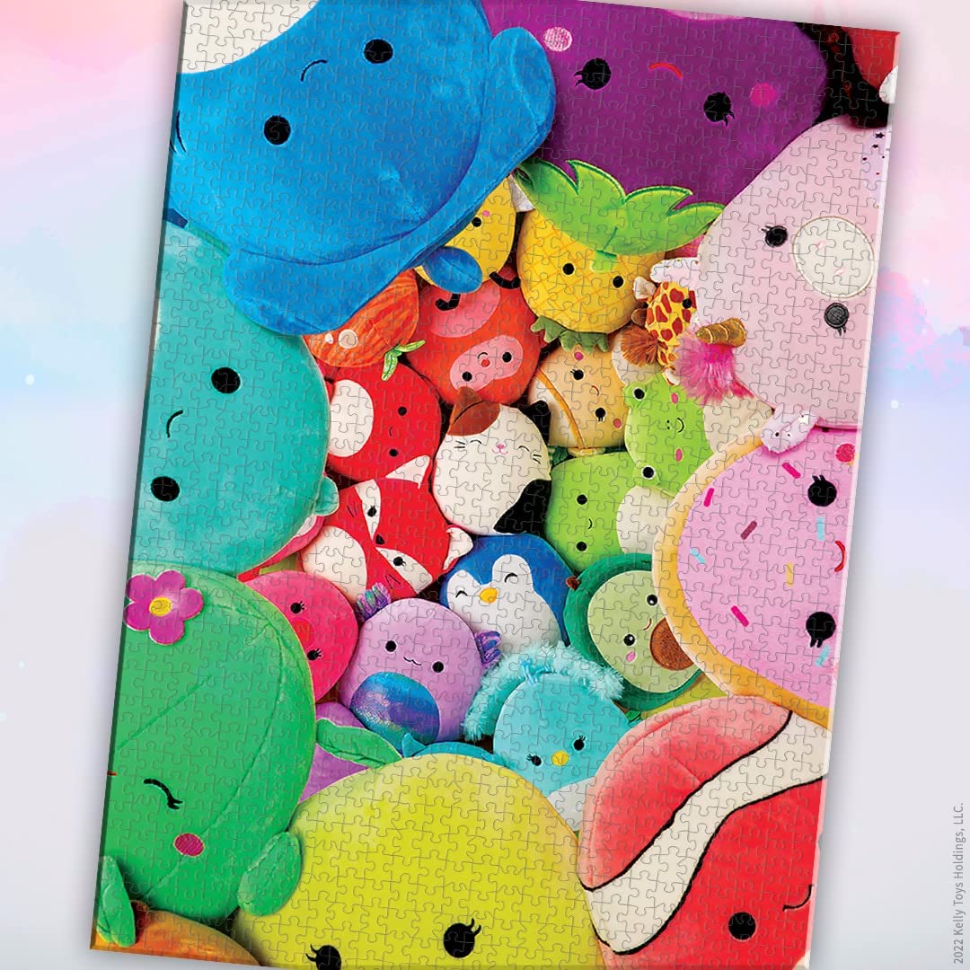 Squishmallows „Share My Squad“ 1000-teiliges Puzzle | Puzzle-Kunst zum Sammeln