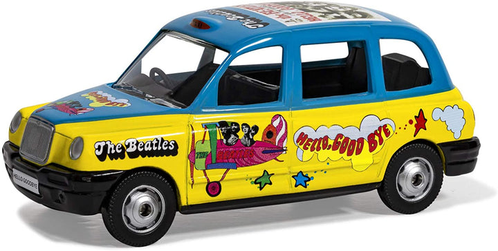 Corgi CC85930 EA The Beatles – London Taxi – „Hello, Goodbye“, mehrfarbig