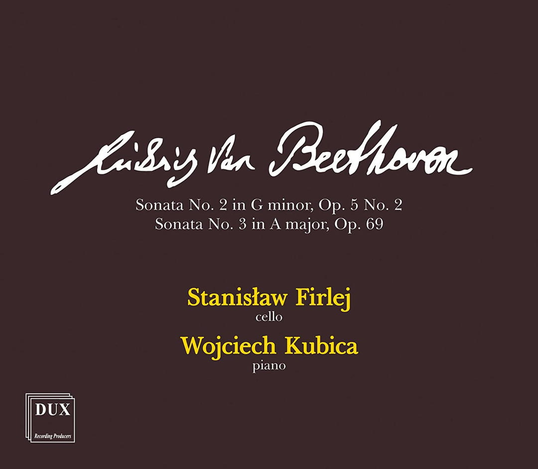 Cello Sonatas Nos.2 & 3 - Stanislaw Firlej (cello) [Audio CD]