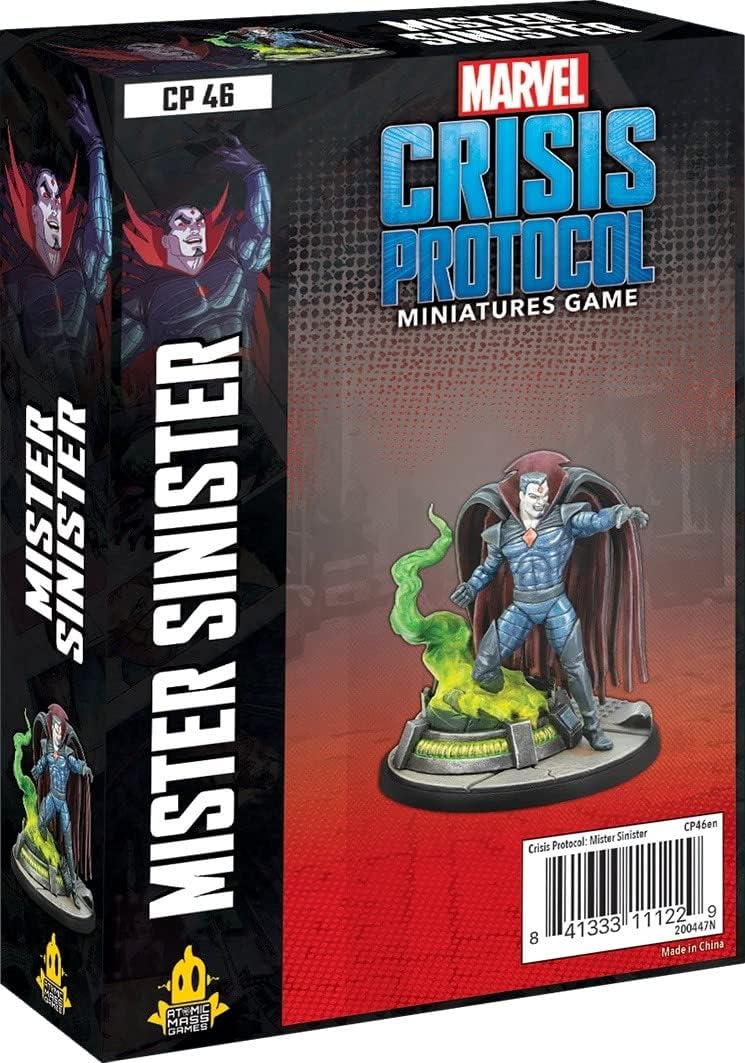 Atomic Mass Games | Marvel Crisis Protocol: Character Pack: Mr Sinister: Marvel Crisis Protocol | Miniatures Game