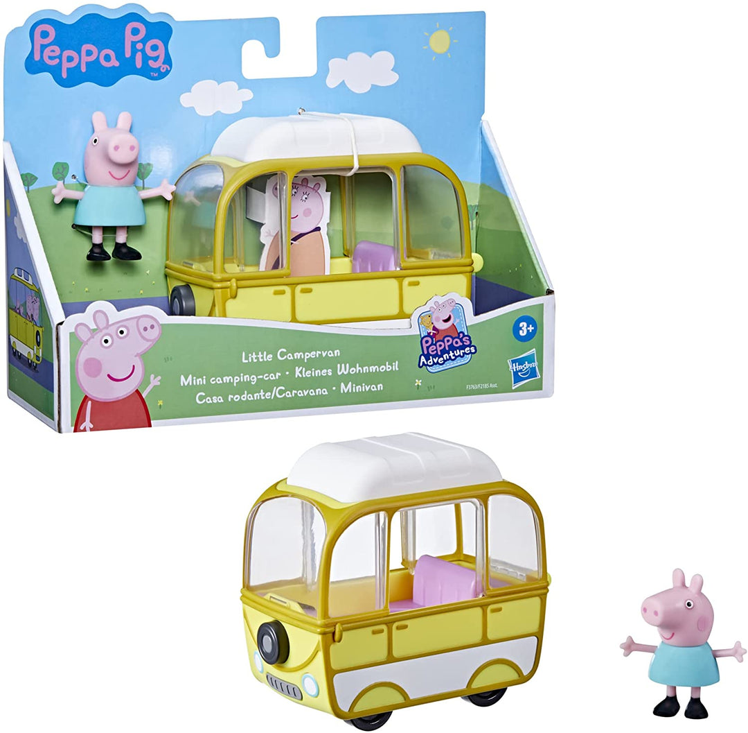 Peppa Pig Peppa's Adventures Little Campervan, with 7.5cm Peppa Pig Figure, Insp