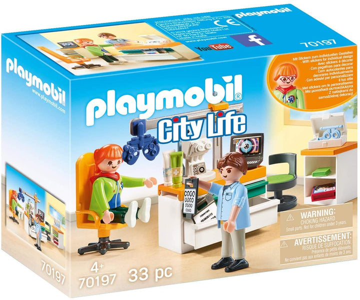 Playmobil 70197 City Life en el médico especialista Oftalmólogo