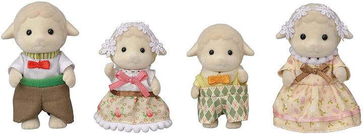 Sylvanian Families 5619 Sheep Family - Dollhouse Playsets, Multicolor