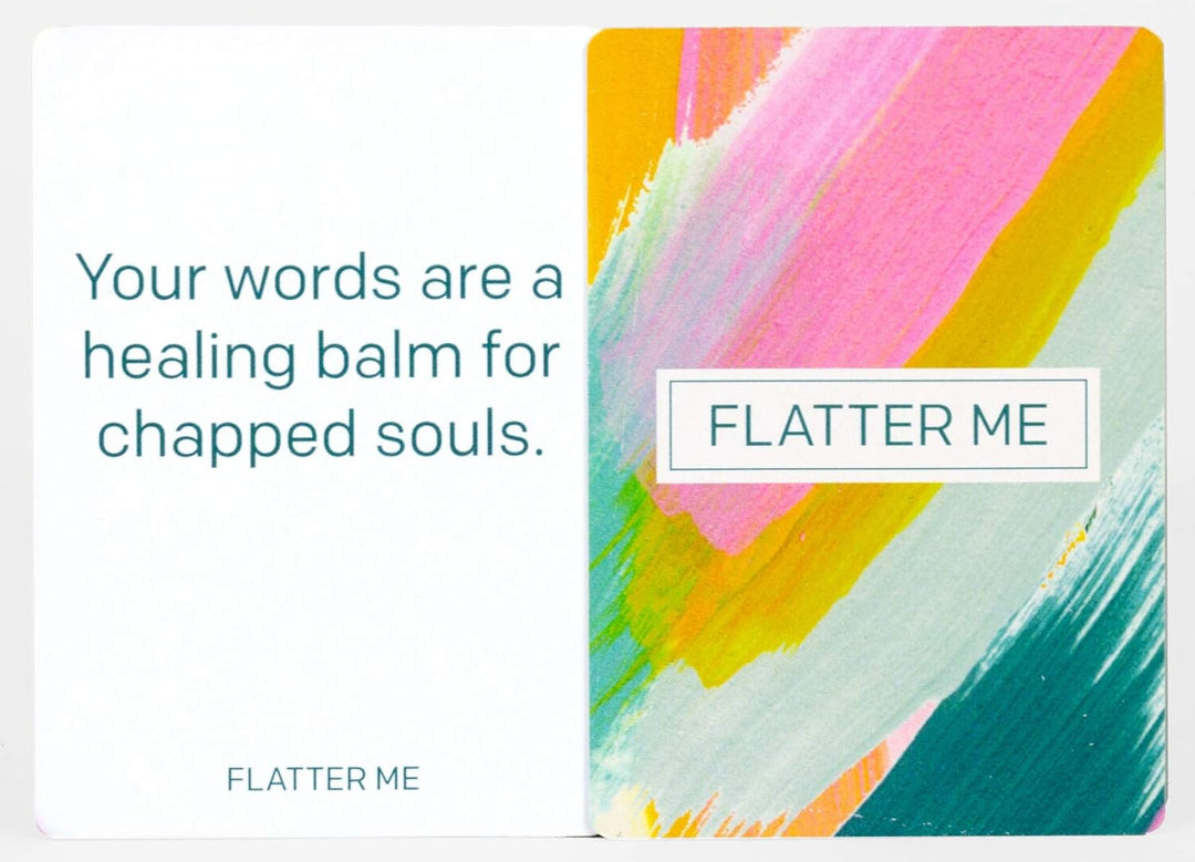 Flatter Me: A Compliment Battle Card Game