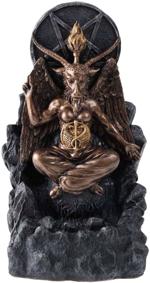 Nemesis Now Baphomet Backflow Incense Burner 24cm Bronze