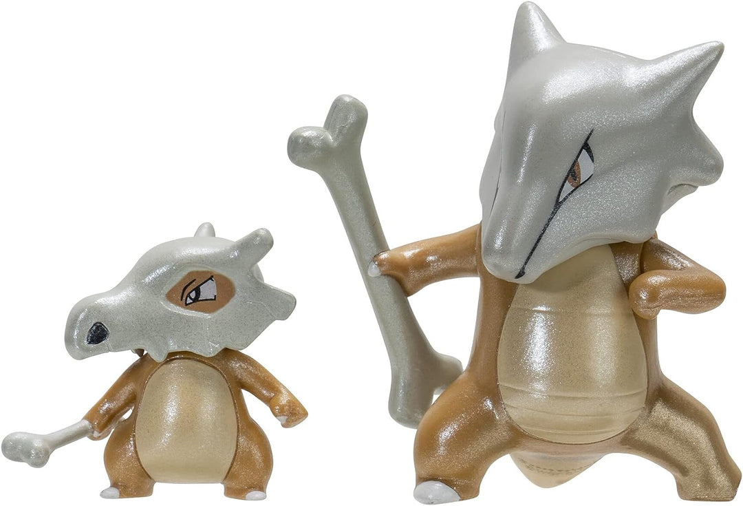 Pokemon PKW2774 Pokemon Select Evolution 2 Pack-Features 2 Cubone & 3-Inch Marowak Battle Figures-Authentic Details