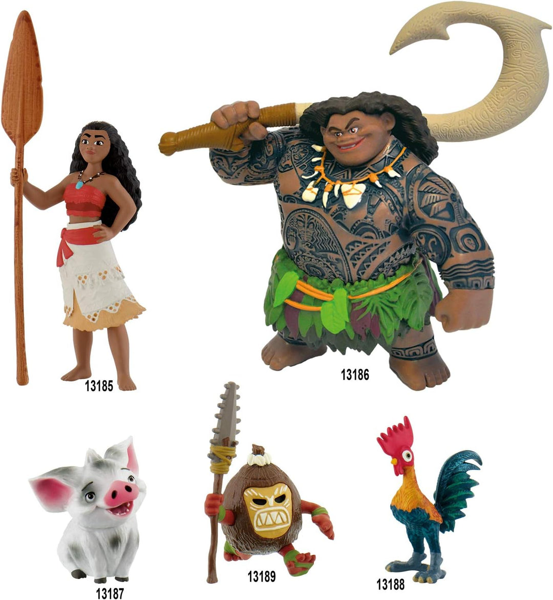 Bullyland BUL-13186 Disney Moana/Vaiana/Oceania Figur Halbgott Maui, Mehrfarbig