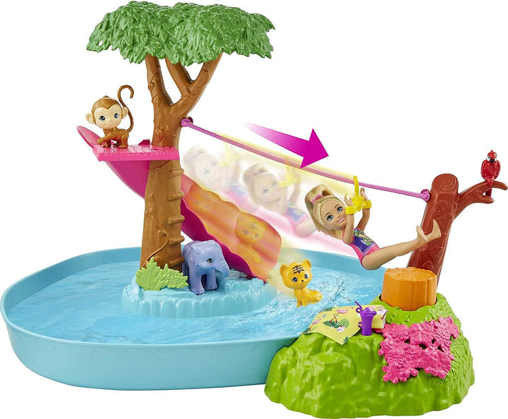 Barbie GTM85 DHA SP-Chelsea Jungle River Playset