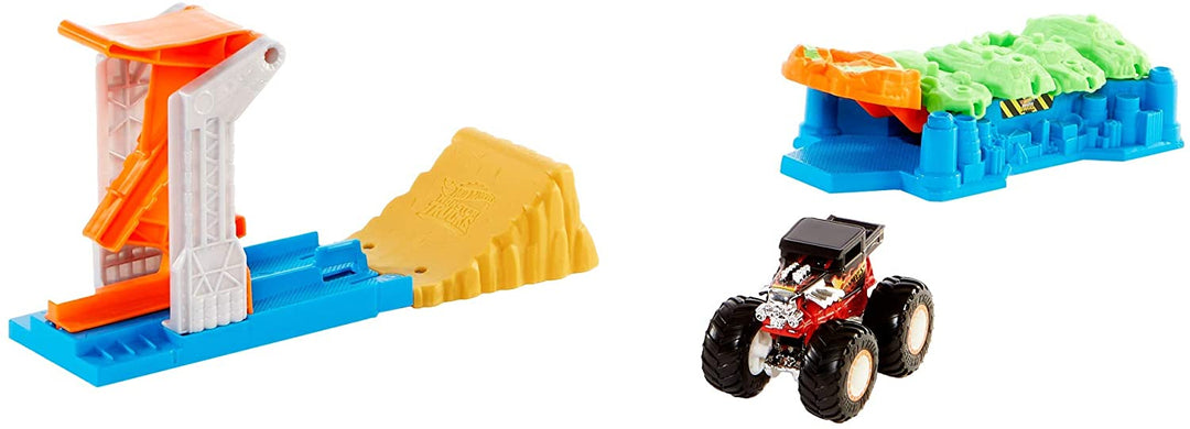 Hot Wheels Monster Trucks Launch- und Bash-Spielset