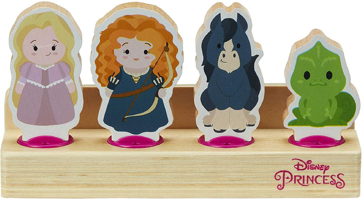 Holzprinzessin 4-Figuren-Set - Stile variieren