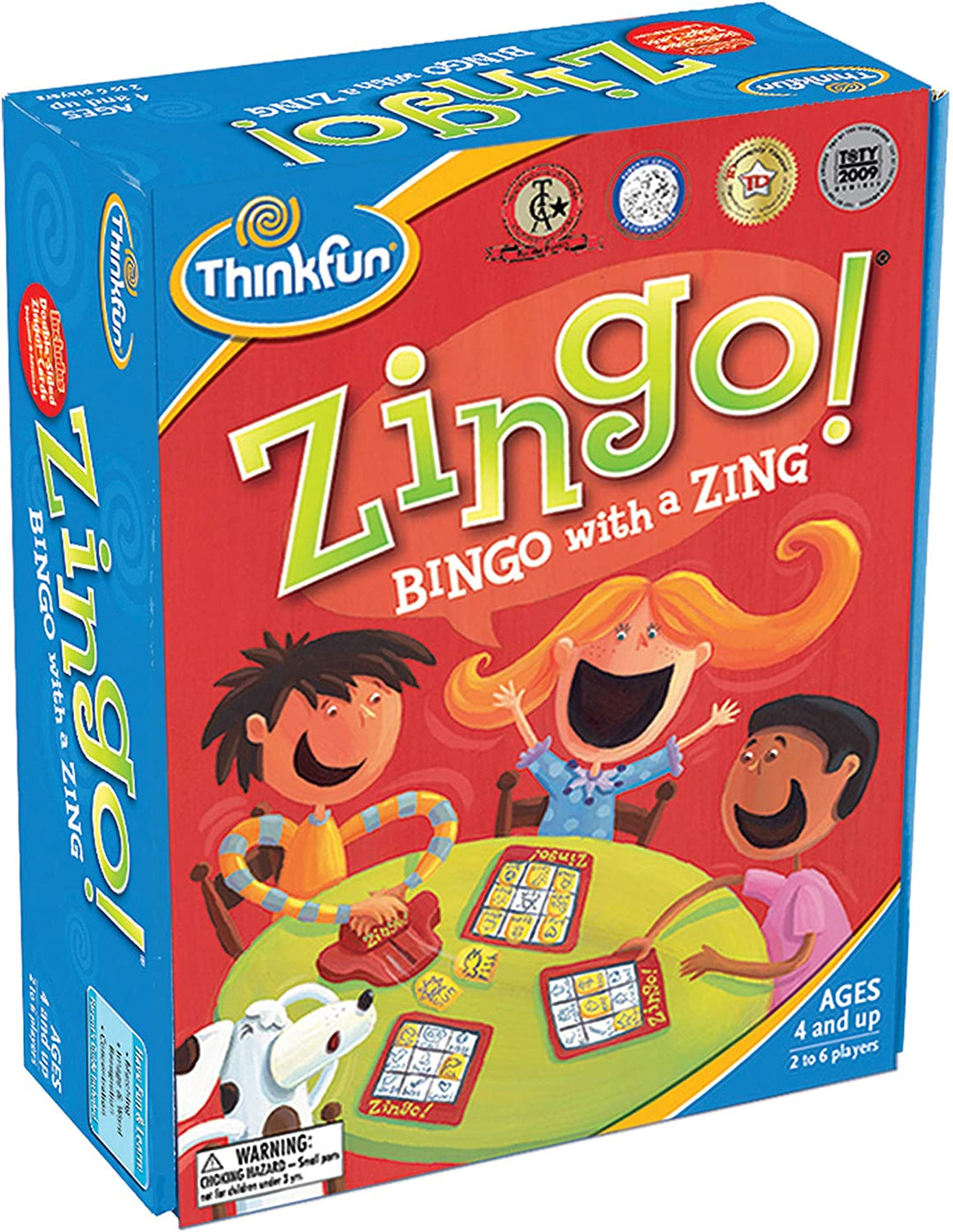 Thinkfun Zingo Bingo-Spiel – Lernspielzeug für Kinder ab 4 Jahren – Lernspiele