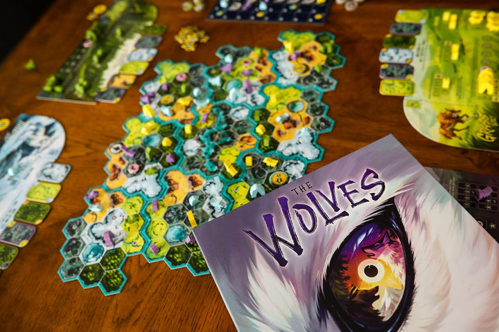 The Wolves Board Game | Wolf Themed Survival Strategy Game |Highly Interactive Family Game for Kids and Adults