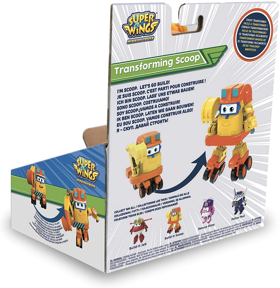Super Wings Scoop 5" Transforming Character