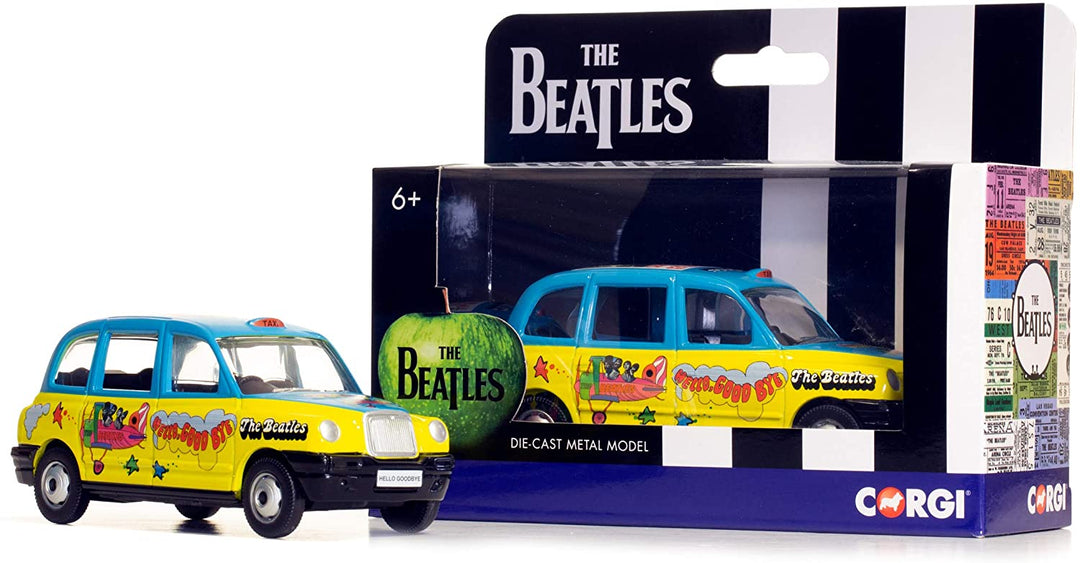 Corgi CC85930 EA The Beatles – London Taxi – „Hello, Goodbye“, mehrfarbig