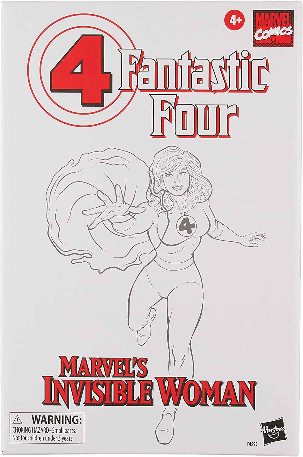 Hasbro Marvel Vintage Legends The Fantastic 4 Invisible Woman 2 Action Figure