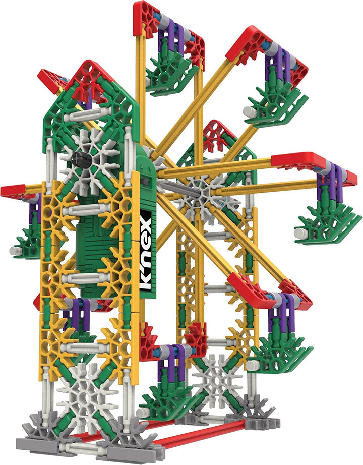 K'NEX 23012 Imagine Power and Play motorisiertes Bauset, Lernspielzeug für Kinder, 529-teiliges Stiel-Lernset, Technik für Kinder, lustiges und farbenfrohes Bauspielzeug für Kinder ab 7 Jahren