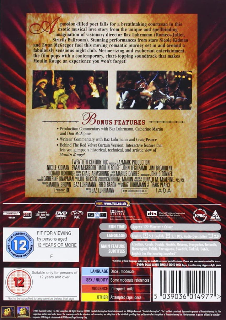 Moulin Rouge - Romance [DVD]