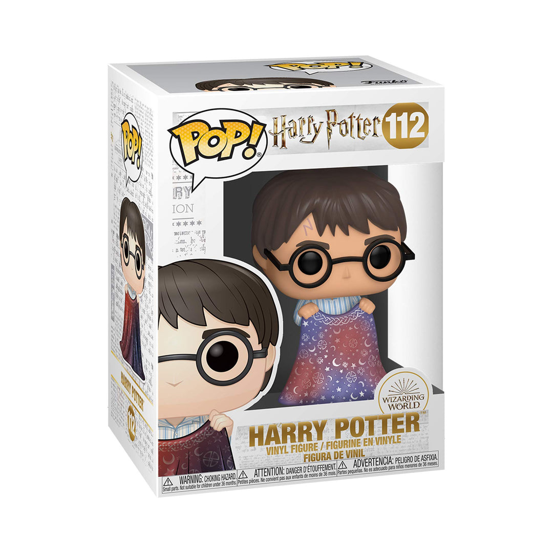 Harry Potter con Mantello dell&#39;Invisibilità Funko 48063 Pop! Vinile #112