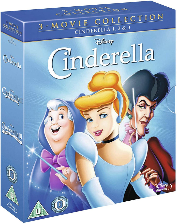 Cinderella 1,2 & 3 [1950] [Region Free] - Romance/Family [Blu-ray]