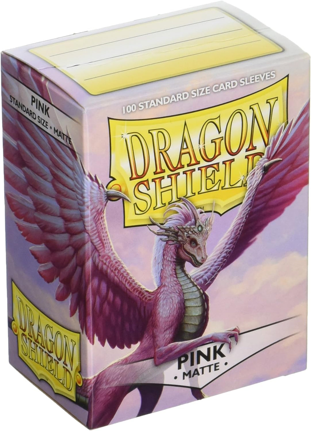 Dragon Shield ART11012 Standard Size Sleeves 100pk-Pink, Matte Pink