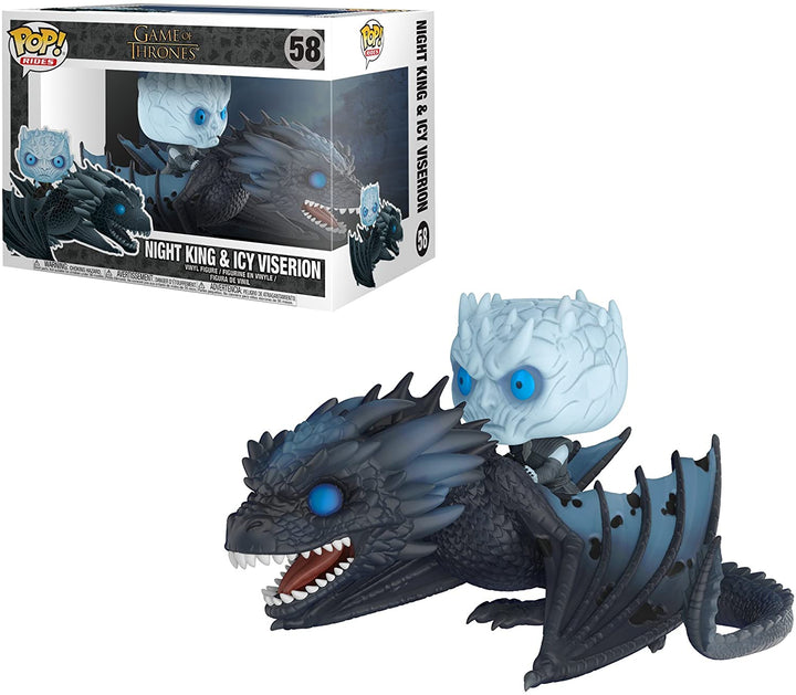 Game of Thrones Nachtkönig &amp; Icy Viserion Funko 28671 Pop! Vinyl #58