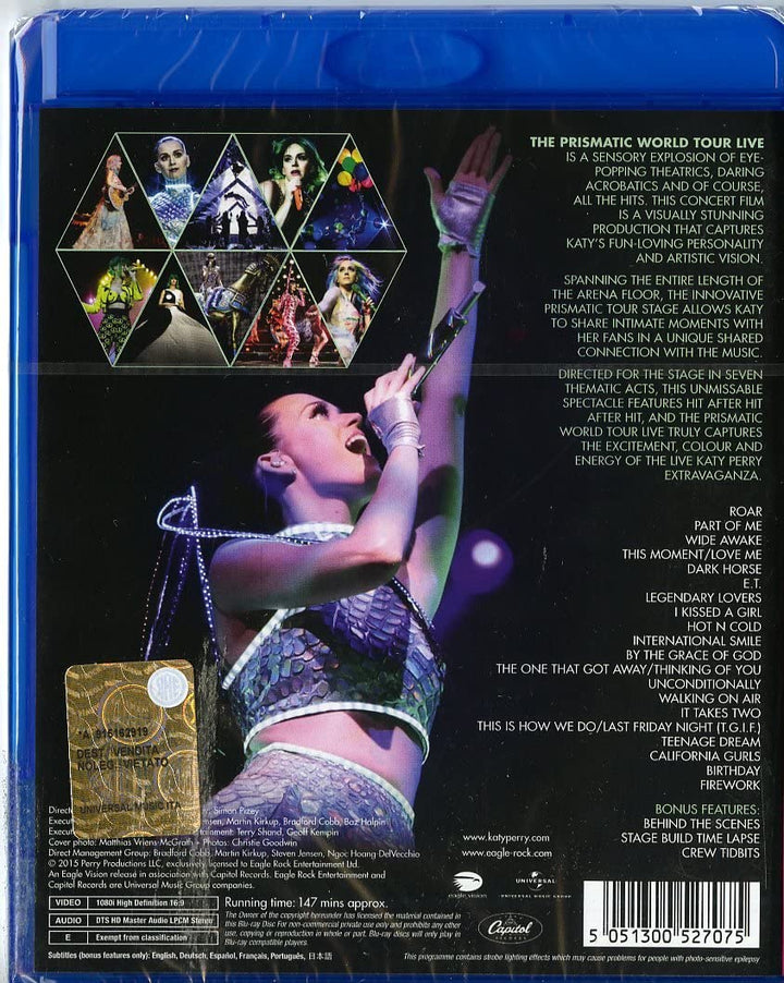 Katy Perry The Prismatic World Tour Live [2015] - [Blu Ray]