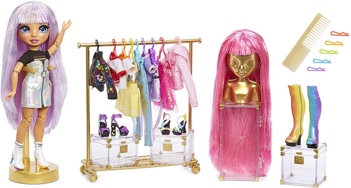 Rainbow High Fashion Studio – Exclusive Doll with Clothing, Accessories & 2 Spar