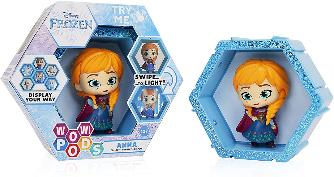 WOW! PODS Anna - Frozen 2 | Offizielle Disney-Sammelfigur mit leuchtendem Wackelkopf