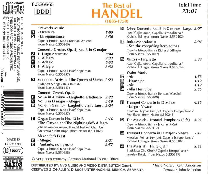 The Best of Handel [Audio CD]