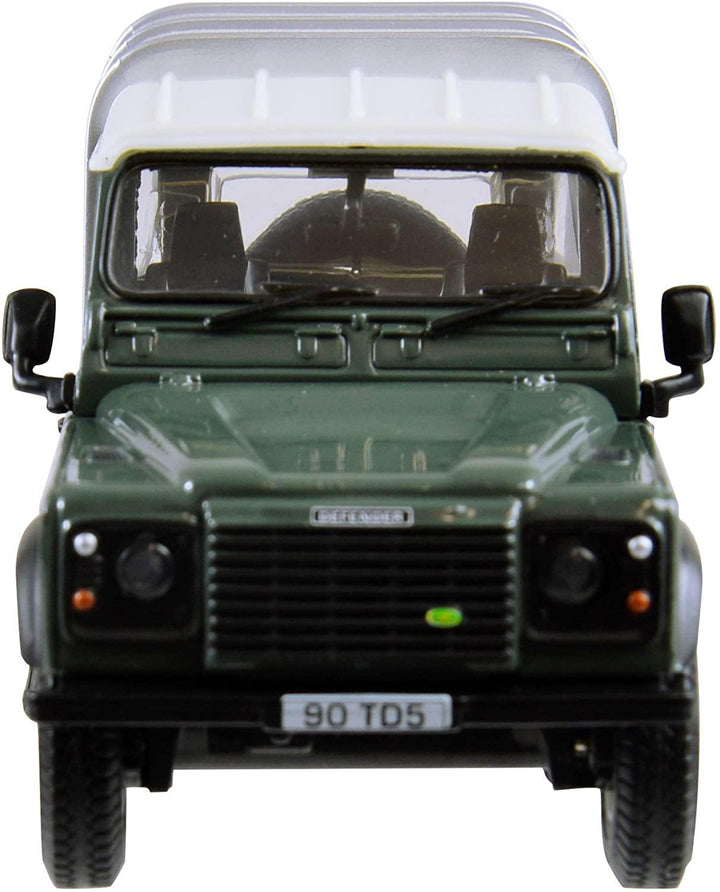 Britains 1:32 Green Land Rover Defender 90 with Canopy, Collectable Toy Car for Farm Set - Yachew