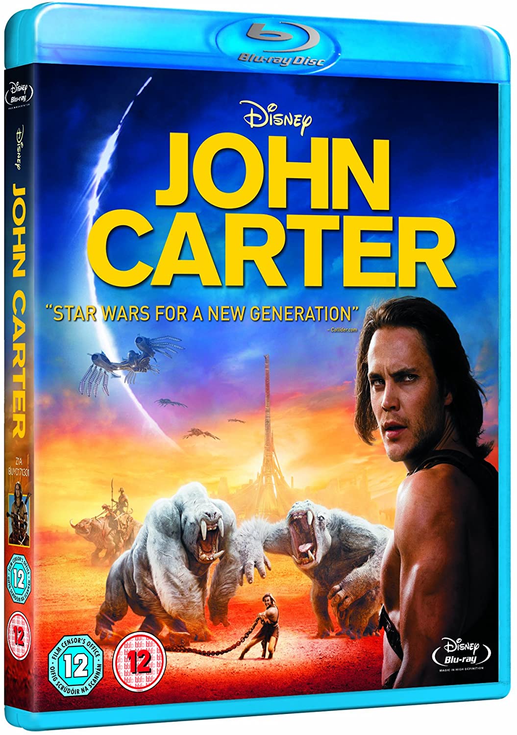 John Carter [Region Free] - Sci-fi/Action [Blu-ray]