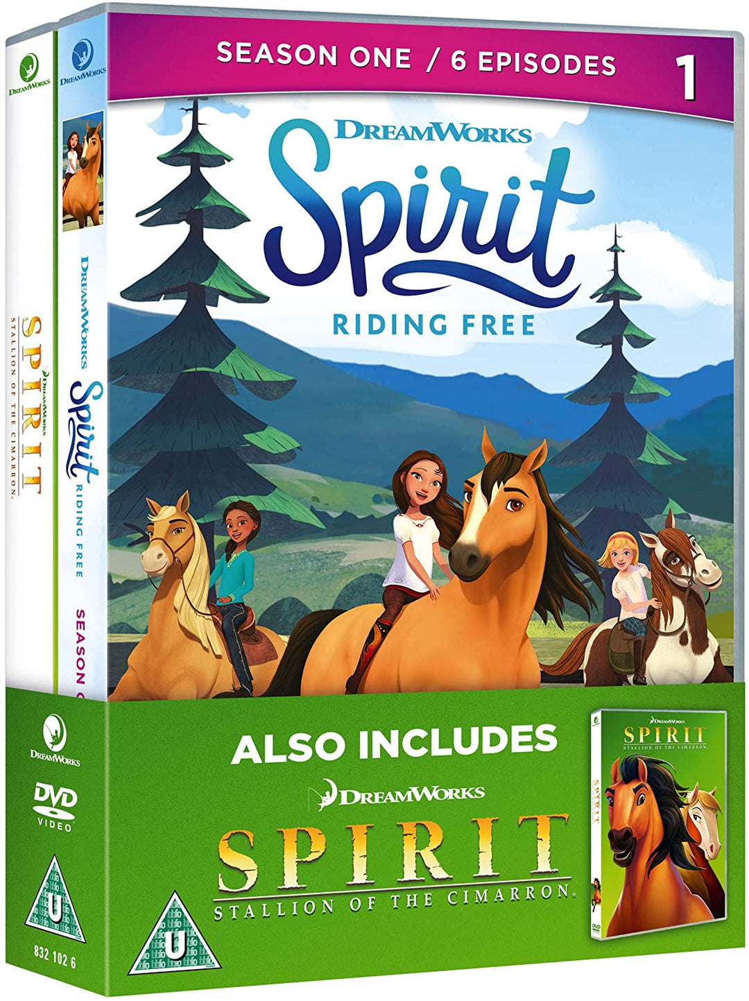 Spirit Riding Free : Season 1 (Also includes Spirit: Stallion Of The Cimarron) - Adventure [DVD]