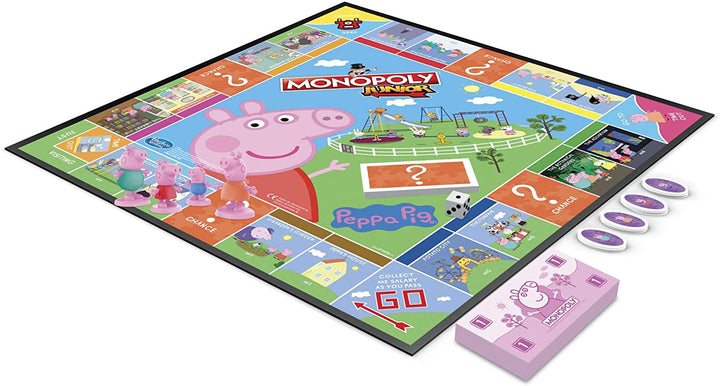 Monopoly Junior: Peppa Pig Edition gioco da tavolo per 2-4 giocatori