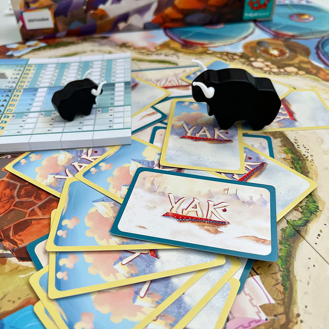 Pretzel Games | Yak | Board Game | Ages 8+ | 2-4 Players | 30-60 Minutes Playing