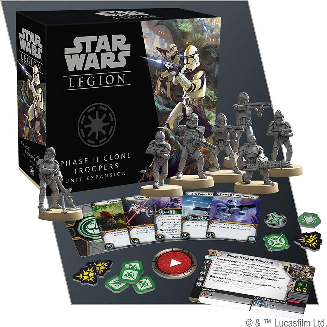 Star Wars Legion: Erweiterung der Clone Troopers-Einheit der Phase II