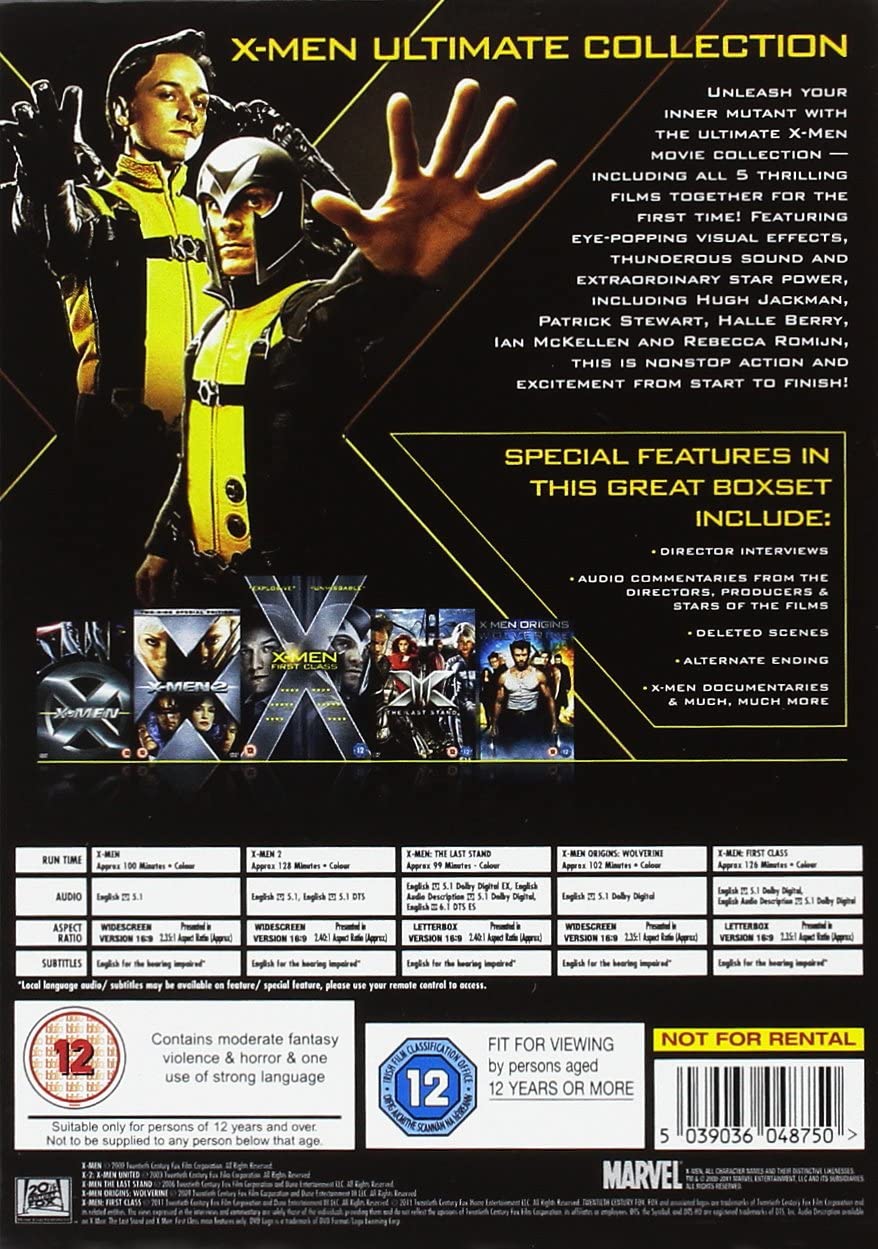 X-Men: The Ultimate Collection [2000] – Action/Abenteuer [DVD]