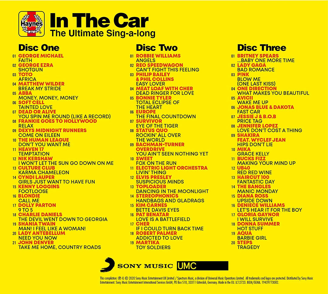 Haynes: In the Car The Ultimate Sing-A-Long [Audio CD]