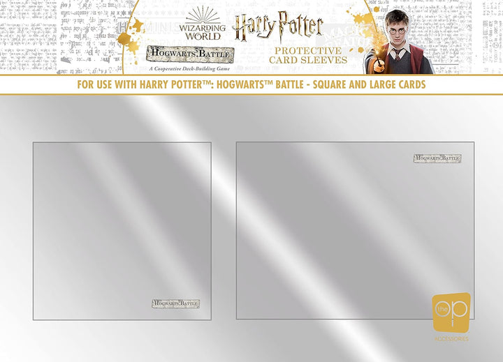 Harry Potter Hogwarts Battle Square and Large Card Sleeves | 80mm x 80mm and 80m